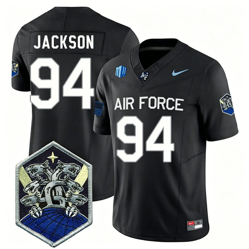 Air Force Falcons #94 Jordan Jackson College Football Jerseys,Uniforms-Black